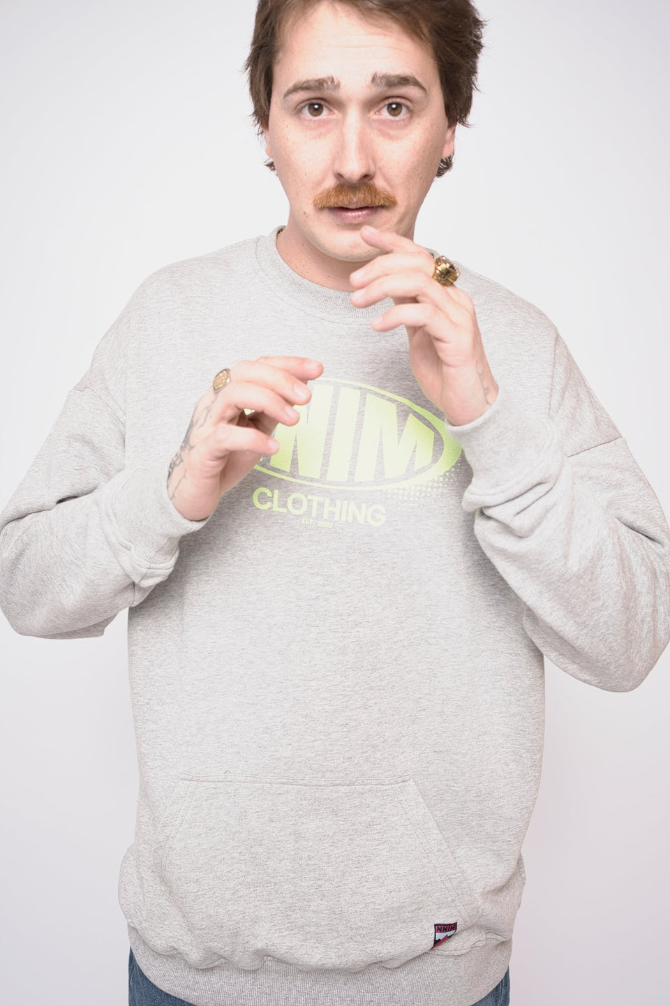 the logo - sweater - grey - unisex