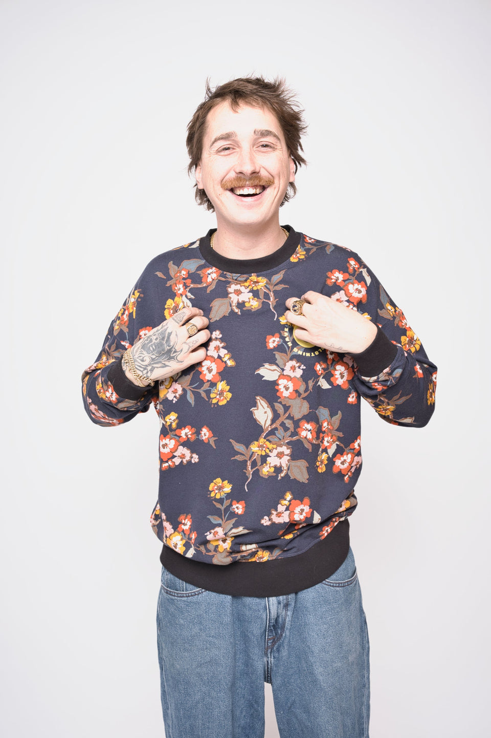 have fun idiot - sweater - flower - unisex