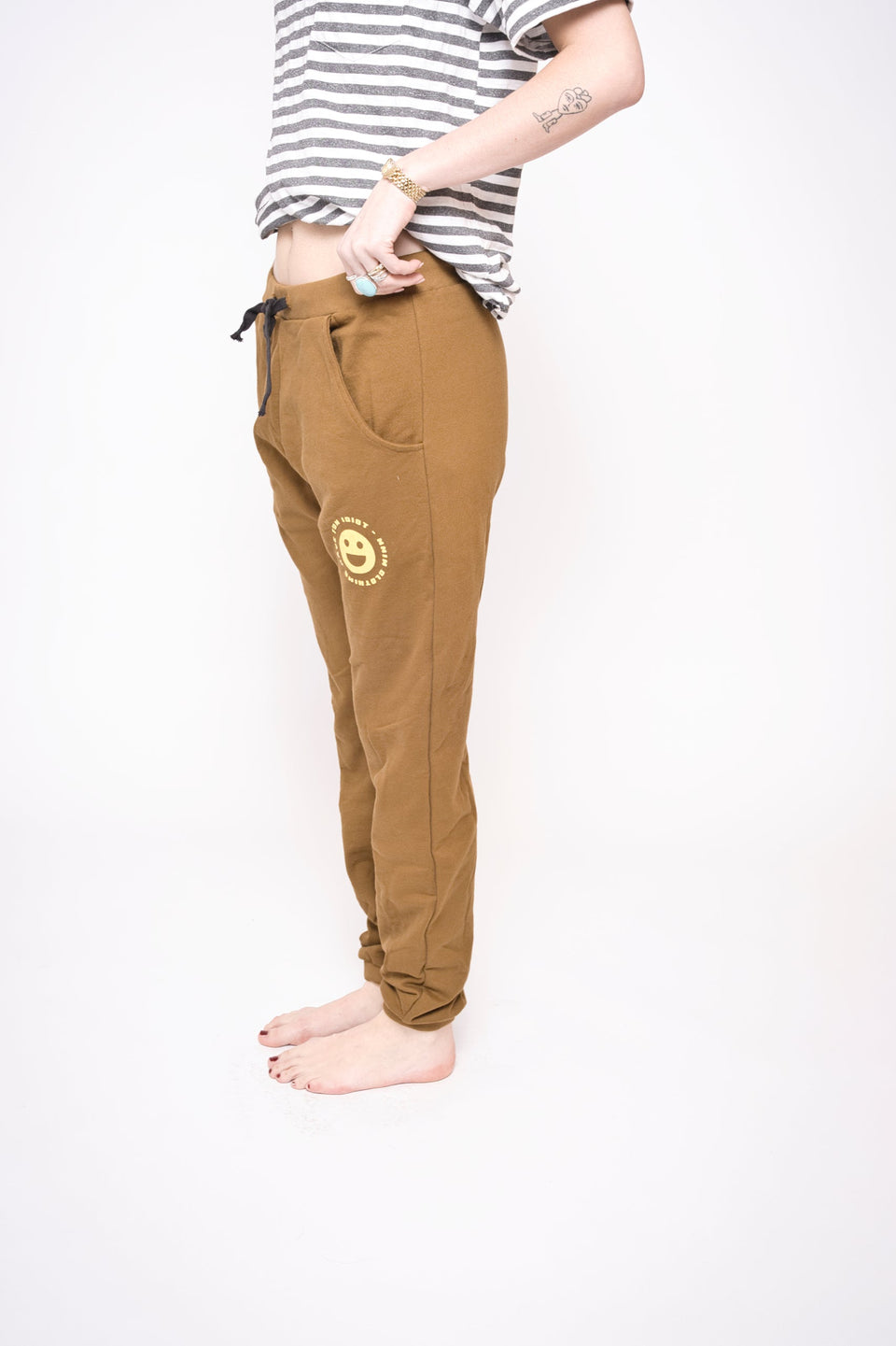the leg drop - brown -  unisex