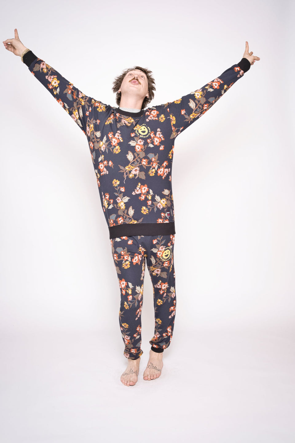 the leg drop - flowers - unisex
